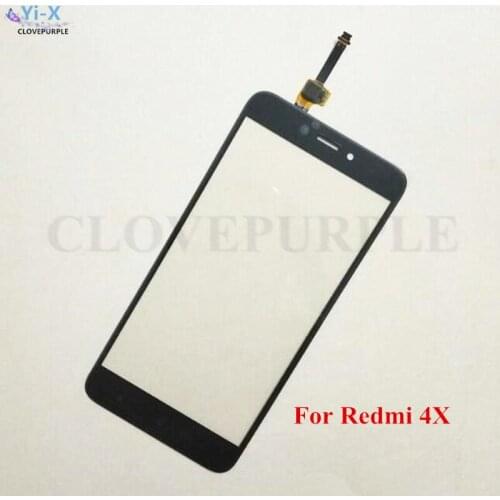5PCS/Lot Mobile Phone Touch Screen Panel for Xiaomi Redmi 4X TouchScreen Digitizer Front Touchpad Glass Panel Sensor