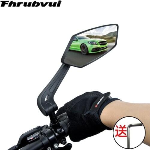 Bicycle Rear View Mirror Bike Cycling Wide Range Back Sight Reflector Adjustable Left Right Mirror