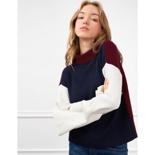 New Women Turtleneck Long Sleeve Sweater Knitted Top Shirt Knitwear Pullover Jumpers
