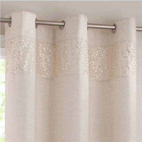 Jinyahome 1Pc 85% Shading Bead Piece Embroidered Curtain Drape Window Bedroom Livingroom Sliding Door Children Room 2003