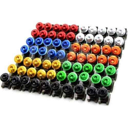 10pcs 6mm CNC Motorcycle Fairing body work Bolts Screws For Yamaha T-Max 530 500 kawasaki honda CBR 600 F4 CBR 600 F4i crf 450