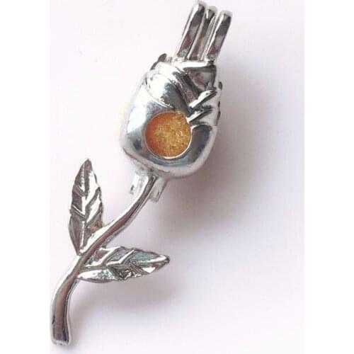 10pc Locket essential oil gold fragrant felt ball diffuser cage filigree hollow hollow necklace ladies gift heart shape