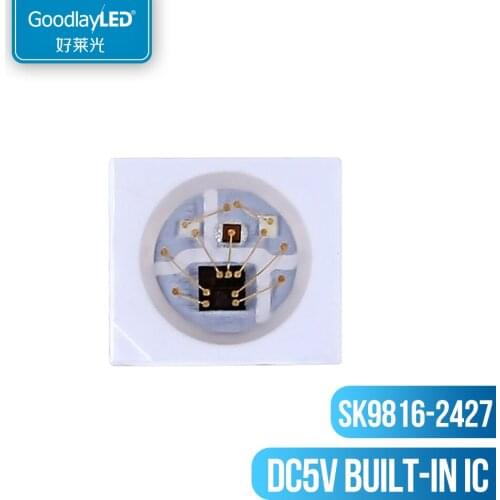 1000pcs SK9816-2427 Built-in magic lantern beads