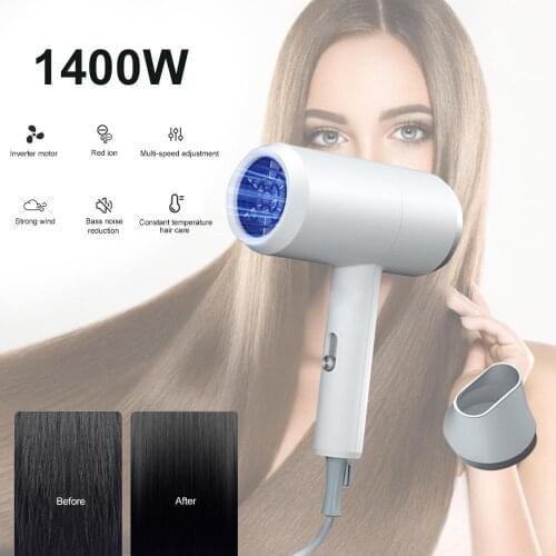 1400W Cold and Hot Hair Dryer High End Hammer Hair Dryer High Power Mute Household Hair Dryer Fast Drying Hair Blow Dryer US
