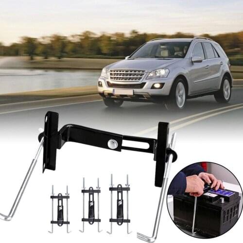 40% Dropshipping!! Adjustable Car Battery Holder Stabilizer Mount Rack Metal Fixed Bracket Stand