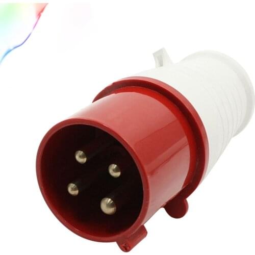 AC380-415V 32A 3P+E Poles 4Pin Connector Industrial Socket Connector SF-024