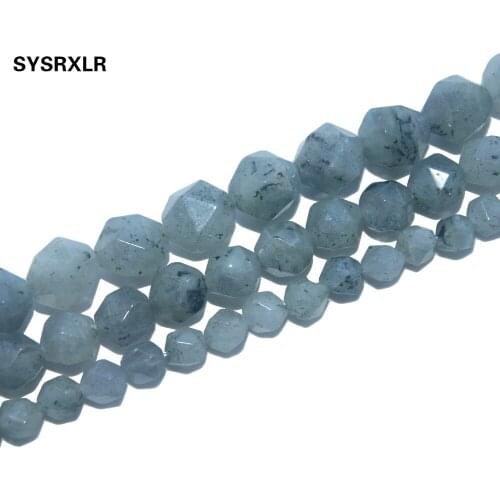 Wholesale Faceted Gray Labradorite Natural Stone Beads Round Spacer Beads For Jewelry Making Diy Bracelet Necklace 6/8/10 MM