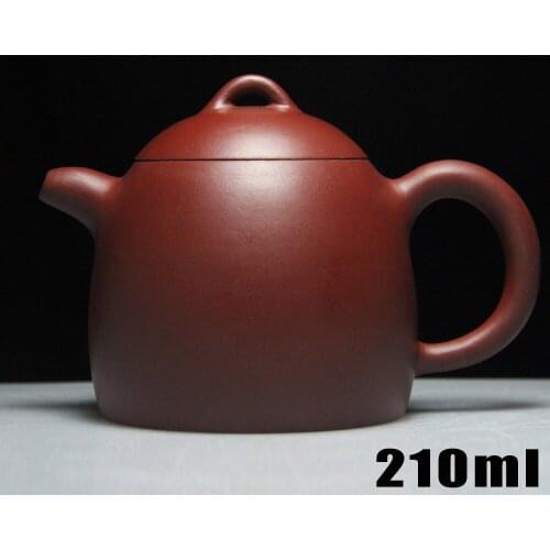 Genuine Purple Clay Tea Pot 210ml Porcelain Kettle Teapot Bouns 3 Cups Yixing Teapots Ceramic Chinese Handmade Kung Fu Set Zisha