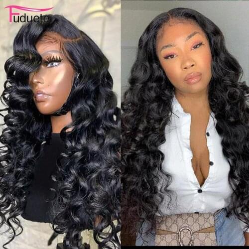 Fuduete Loose Wave Lace Front Wig Human Hair Wigs 13x6/13x4 Lace Frontal Wig Transparent Lace Wigs Brazilian Hair Wigs Remy