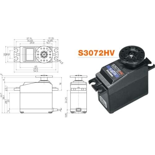 FUTABA S3072 HV S.BUS high voltage digital steering gear