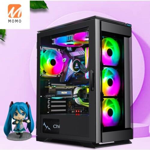 Computer Chassis Water-Cooled Desktop ATX Full-Side Transparent Glass Mute M Large Chassis RGB