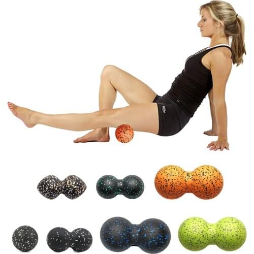 EPP Lacrosse Myofascia Ball Peanut Massage Ball High Density Yoga Gym Relaxing Relieve Pain Equipment Exercise