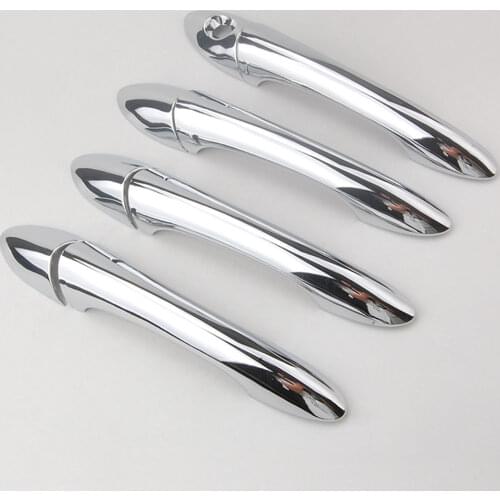 Fits For Hyundai Sonata YE I45 Car Door Handle Catch Trim Cover Chrome ABS 2011 2012 2013 2014 Car-Styling