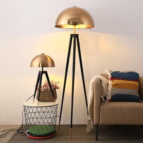 Postmodern Mushroom Floor Lamp Metal Electroplating Home Decco Designer Standing Lamps for Living Room decorative floor lights