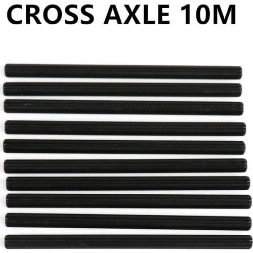 New 10pcs/lot Technical Axles 10 12 Cross Axle Bulk DIY Building Parts Children Toys Compatible 3737 3708 Technik Bricks