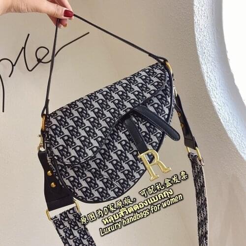 2021 new canvas saddle handbag fashion messenger net red the same portable shoulder bag designer bags luxury