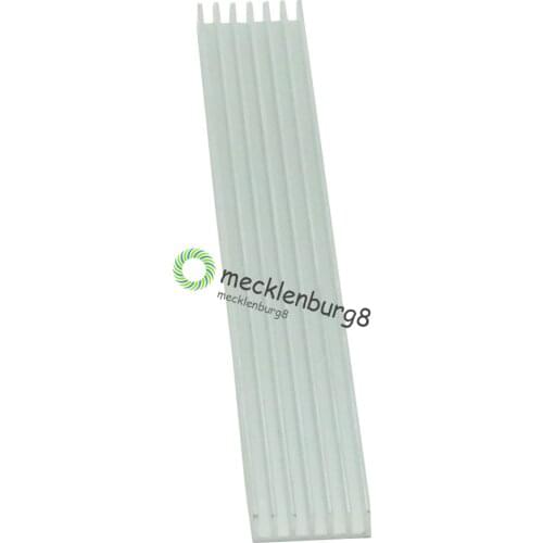 Silver-white radiator LED 150x20x6 mm radiator Aluminum Fin cooling