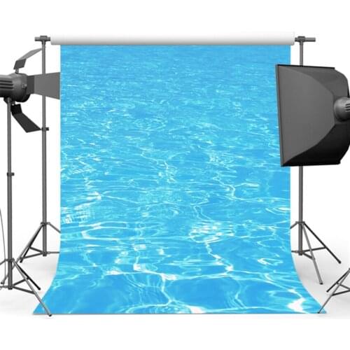 Mehofoto Blue Water Backdrop for Photography Texture Photo Background for Photographers Studio F-1470
