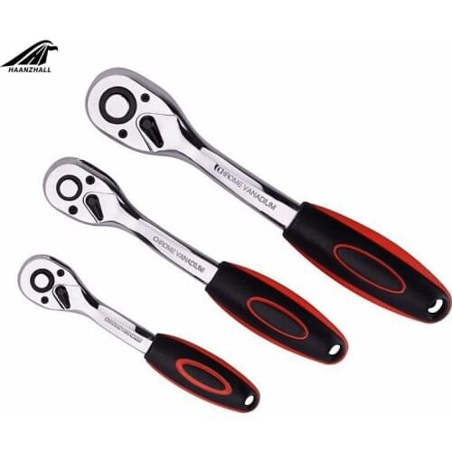 Ratchet Wrench High Torque A Type Wrench for Socket 24 Teeth Cr-v Quick Release Repair Tools