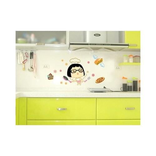 Three generations can remove wall stickers The kitchen refrigerator bathroom setting wall decoration