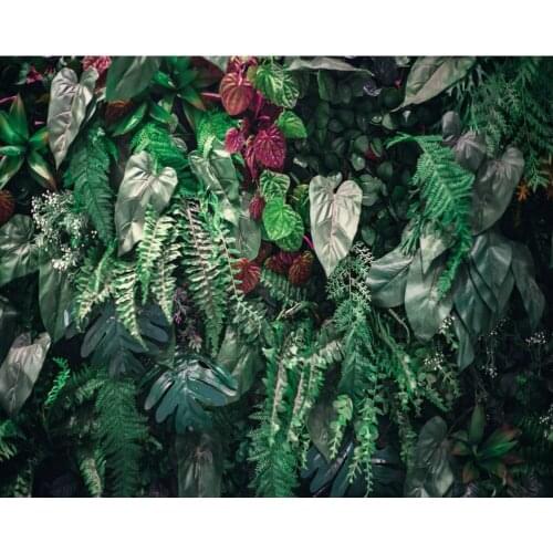 Tropical Jungle Leaves Birthday Party Backdrop Baby Shower Room Decor Photo Booth Studio Prop