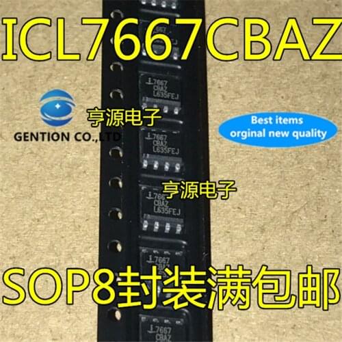 10Pcs ICL7667 ICL7667CBAZ 7667CBAZ 7667 SOP8 in stock 100% new and original