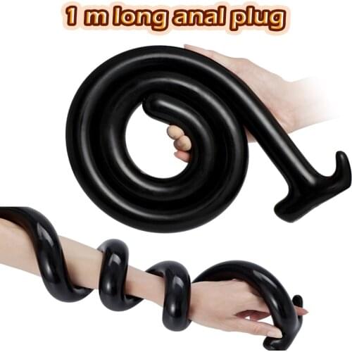 100cm Super Long Anal Plug Huge Dildo Butt Plug Erotic Adult Sex Toys For Women Men Prostate Massager Anal Expander Masturbator