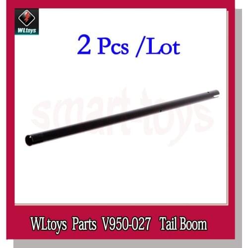 2Pcs V950 Tail Boom V950-027 Tail Pipe for WLtoys V950 6CH RC Helicopter Spare Parts