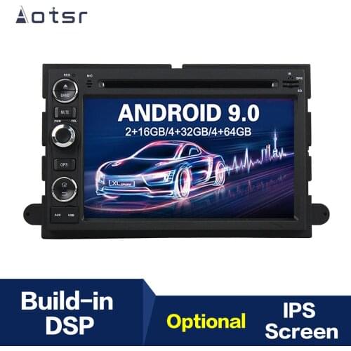 Android 9 4+64G DSP IPS Car DVD Player GPS Navigation For FORD Fusion/Explorer/F150 2006-2009 Multimedia Player Tape Recorder