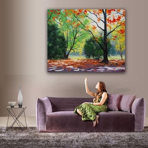 Home decor simulation oil painting on the canvas print landscape pictures DM16091508