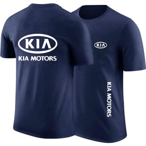 2021 Summer Mens Kia Motors Car Logo Polo Casual Short Sleeves Solid color Tshirt Man Outdoor Customize T-shirts Unisex Tops