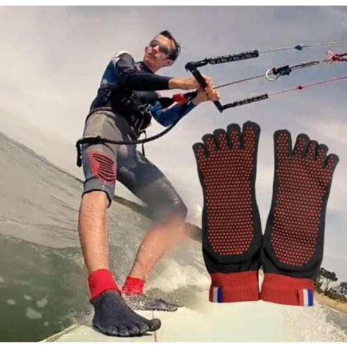 HPPE 5 Toe Cut Resistant Socks Non Slip surfing,Yoga Ballet Fitness sport Stockings anti-skid cut-resistant diving Walking Socks