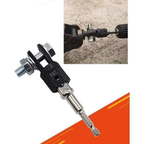 JQTUNING Scissor Jack Adapter With 1/2 Inch Chrome Vanadium Steel Socket Adapter Drive Impact Wrench