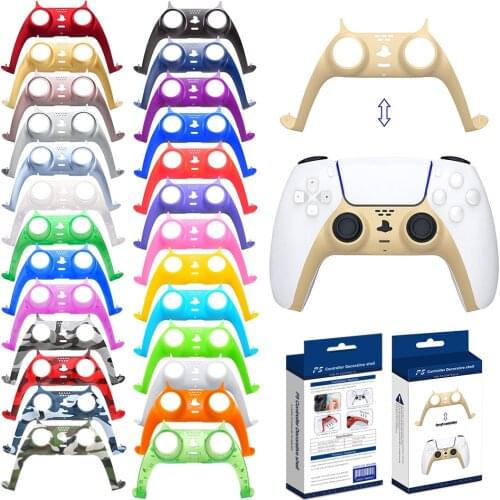 Camouflage Transparent Decorative Strip for PS5 Dualsense Controller DIY Replacement Shell Decoration Accessories for PS5