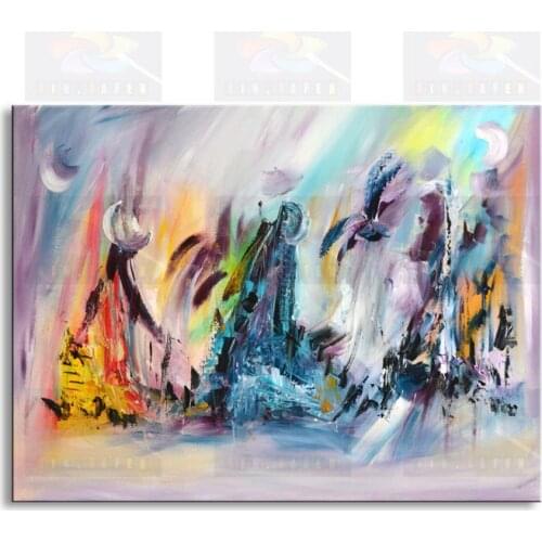 Handmade oil painting on canvas modern 100% Best Art Abstract oil painting original directly from artis CHX-00D