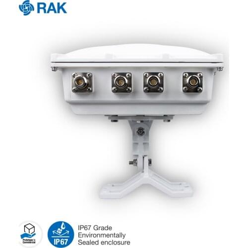 IP67 Grade Environmentally Aluminum Enclosure for RAK7249 Outdoor Gateway Module RAK831 Concentrator Board LoRa Accessories