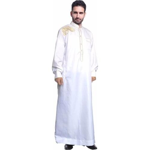 Ropa Hombre Musulman De Mode Man 2021 Abaya Muslim Fashion Dress Pakistan Islam Clothing Abayas Robe Saudi Arabia Mannen Kaftan