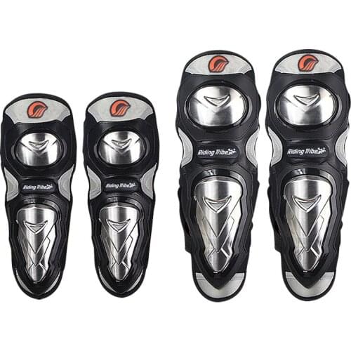 Riding Tribe 2017 New Motorcycle Knee Pads Stainless Steel Protector Upgrade Motor Protective Gear Elbowpad Protect HX-P19