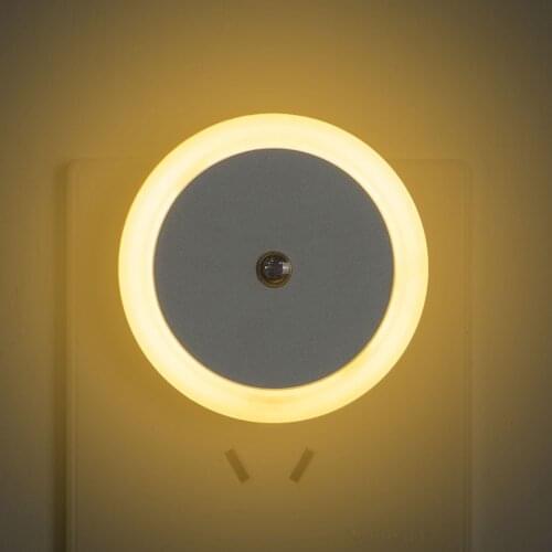 6PCS Plug-in LEDs Night Light Lamp with Auto Dusk to Dawn Sensors Lighting Control Nightlight for Bedroom Stairs Kitchen Hallway