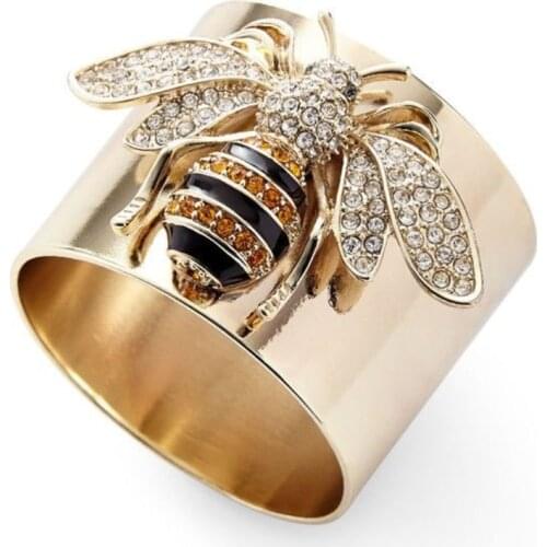 2021 Trend New Arrival Rings for Women Fashion Ladies Luxury Jewelry Bee Party Hyperbole Wedding Bands for Couple Wholesale