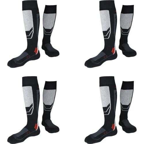Lot 4 PAIR MENS SPORT THERMAL SNOWBOARD SKI HIKING WALKING THICK WARM BOOT SOCKS