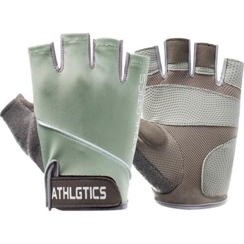 1 Pair Anti-slip Breathable Half Finger Riding Gym Fitness Gloves for Men Women Bicycle Accessories Replacement Parts