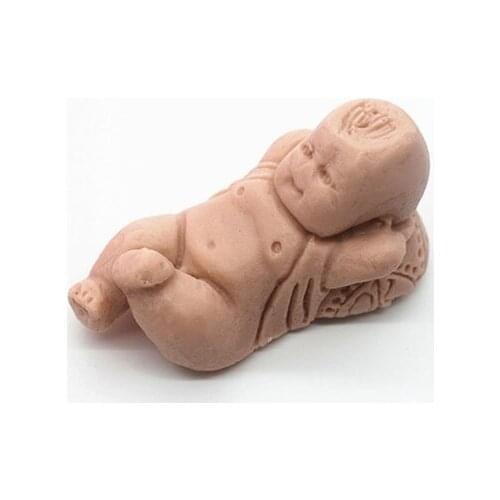 Silicone soap mold C134 Little boy shape Handmade fondant cake chocolate clay mould wholesale mould tools