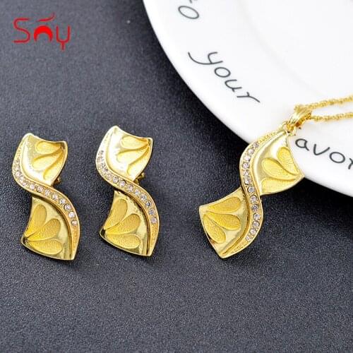 Sunny Jewelry Big Jewelry Set For Women Earrings Necklace Pendant Hot Selling Jewelry Findings For Engagement Bohemia Jewelry
