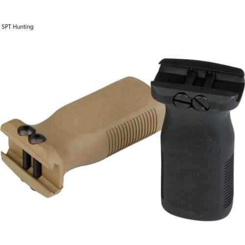 Tactical Paintball Airsoft Rug Style Front Vertical Grip For Airsoft BB Airgun AR15 Rifle Polymer Grip For 20mm Picatinny Rail