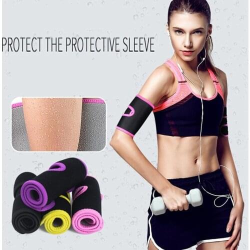 Arm Sleeve Wrap Ultra-thin Thermal Compression Sweating Slimming Band For Fitness Yoga Weight Loss