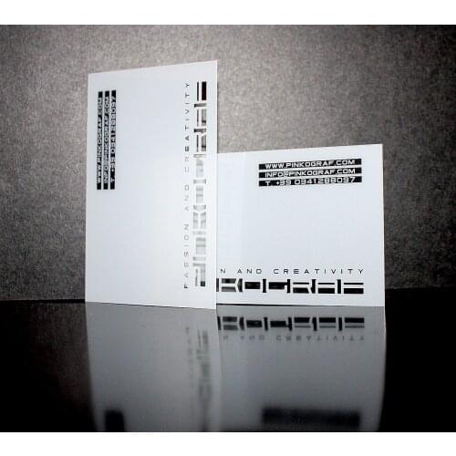 High quality thin clear transparent cards,translucent cards,translucent business cards printing