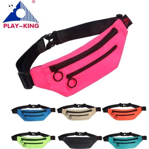 2019 Pink Waist Fanny Pack Bag For Women Men Waist Bag Money Belt Pouch For Canvas Fashion Waterproof Pouch Sports running bag