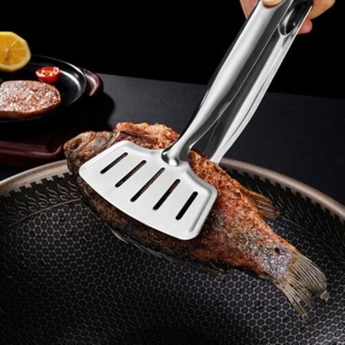 BBQ Clip Stainless Steel Steak Fish Clip Non-Slip Barbecue Clamp Kitchen Utensils
