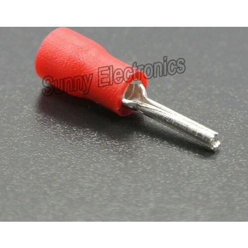 1000x Insulated Red Wire Pin Splice Connector Crimp Electrical Terminals